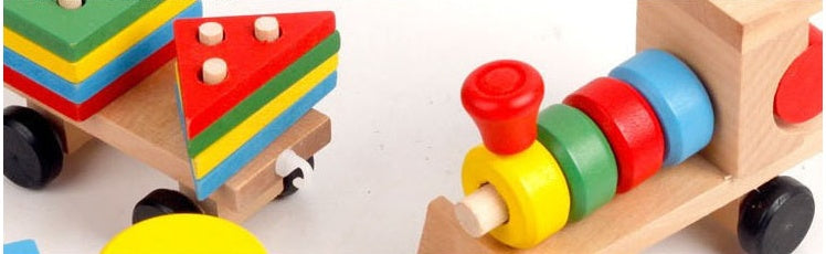 Shifting Shapes Wooden Toy Train