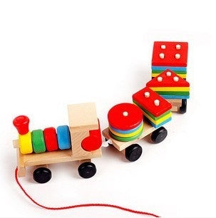 Shifting Shapes Wooden Toy Train